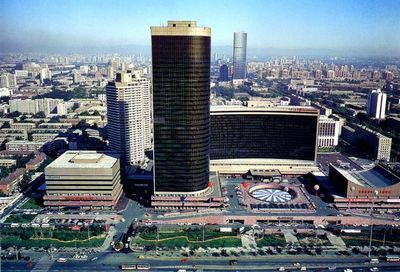 中國國際貿(mào)易中心 壯觀 獨(dú)立 摩天樓,鳥瞰北京圖片-首都風(fēng)光圖,首都風(fēng)光,鳥瞰北京,